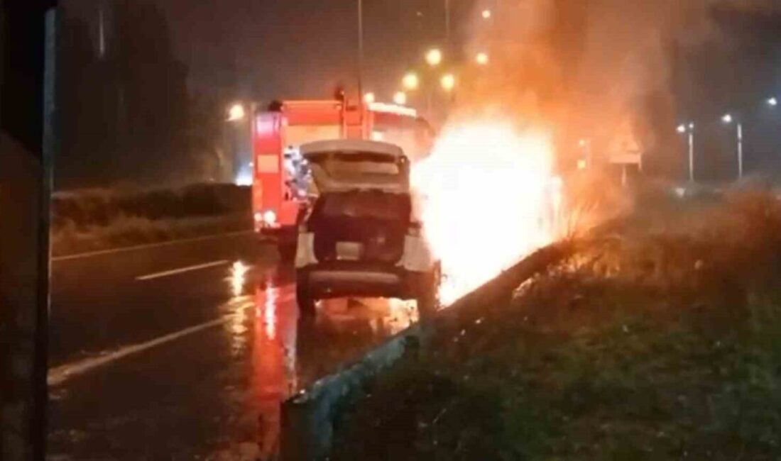 Rize'nin Pazar ilçesinde Aile Hekimi Kemal Yılmaztürk'ün aracı seyir halindeyken