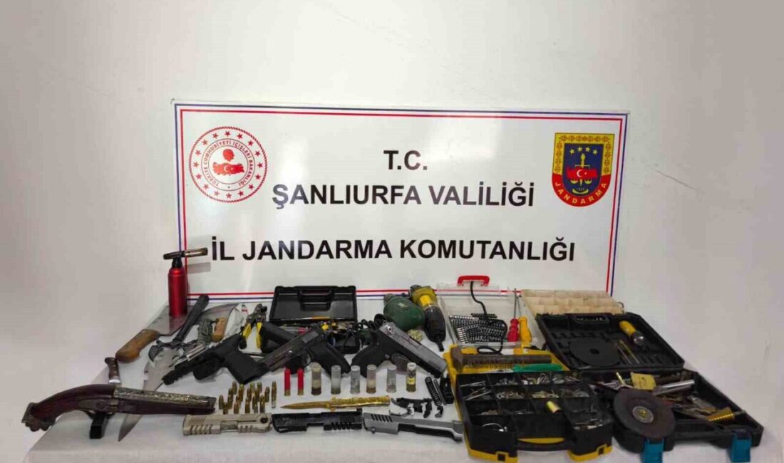 Şanlıurfa'da jandarma, ruhsatsız silahlar bulunduran şüphelilere yönelik yaptığı operasyonda, Osmanlı