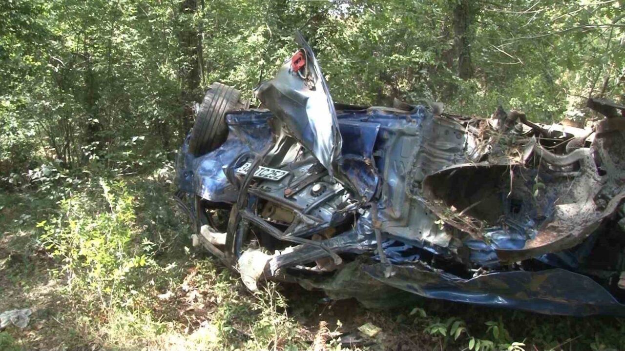 Şile Otoyolu'nda sabah saatlerinde direksiyon hakimiyetini kaybeden Yelda Karaduman (40),