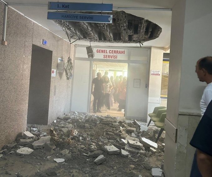 Denizli Devlet Hastanesi B Blok'ta, güvenlik raporlarına rağmen inşaatı devam