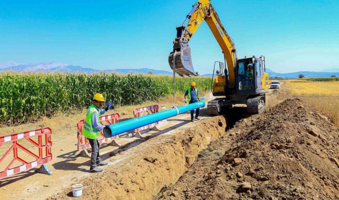 Tavas Belediyesi, halk sağlığına tehdit oluşturan asbest boruları modern içme