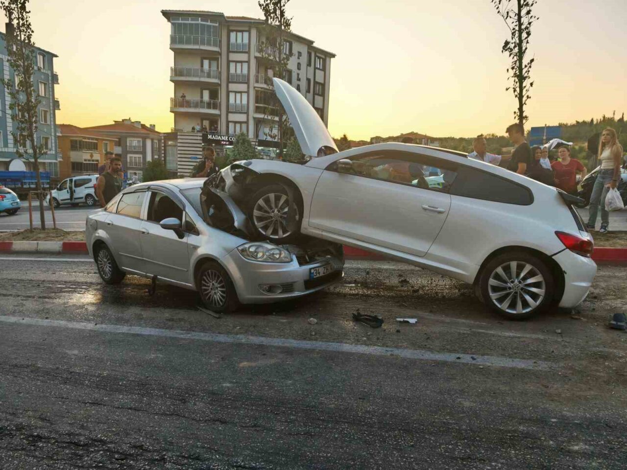 Tekirdağ'ın Malkara ilçesinde meydana gelen trafik kazasında Ramazan K. ve