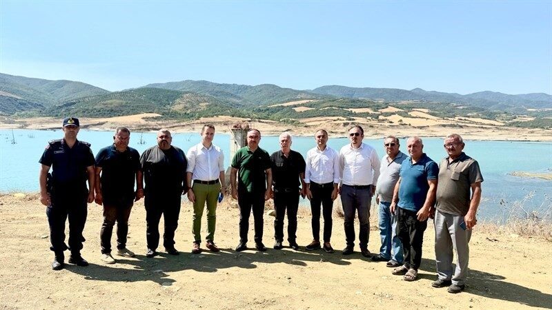 Tekirdağ'da içme suyu ihtiyacını karşılamak amacıyla Yazır Göleti'nden 200 bin