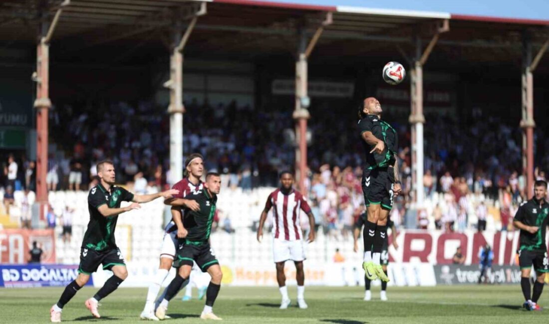 Trendyol 1. Lig'in açılış maçında Bandırmaspor, Sakaryaspor ile 1-1 berabere