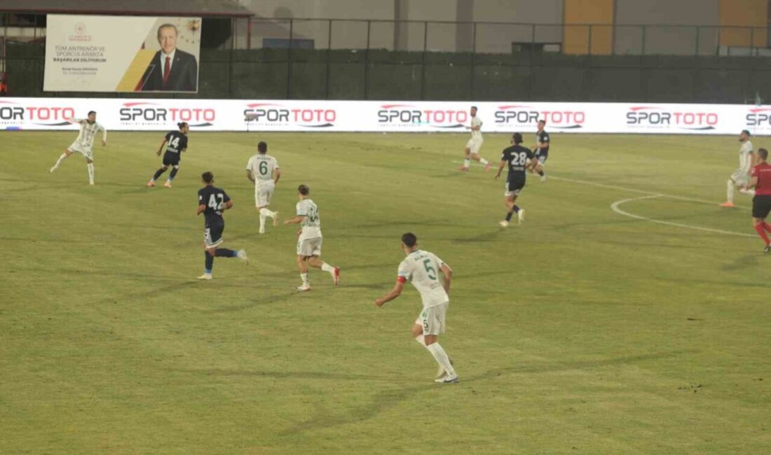Trendyol 1. Lig'in açılış maçında Iğdır FK, Sarıyer'i 2-1 yenerek