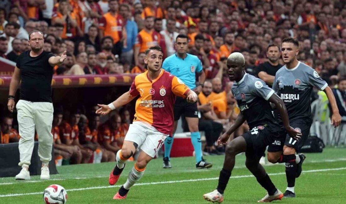Trendyol Süper Lig’in 2. haftasında Galatasaray, Fatih Karagümrük ile oynadığı