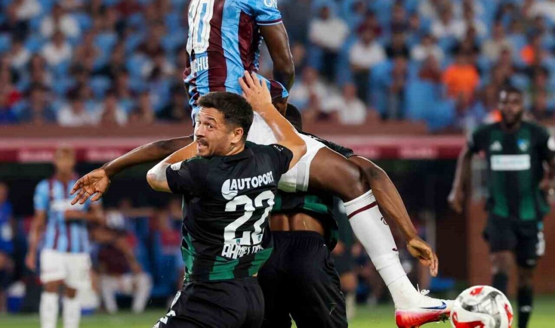 Trendyol Süper Lig'in açılış maçında Trabzonspor, Kocaelispor'u 1-0 mağlup etti.