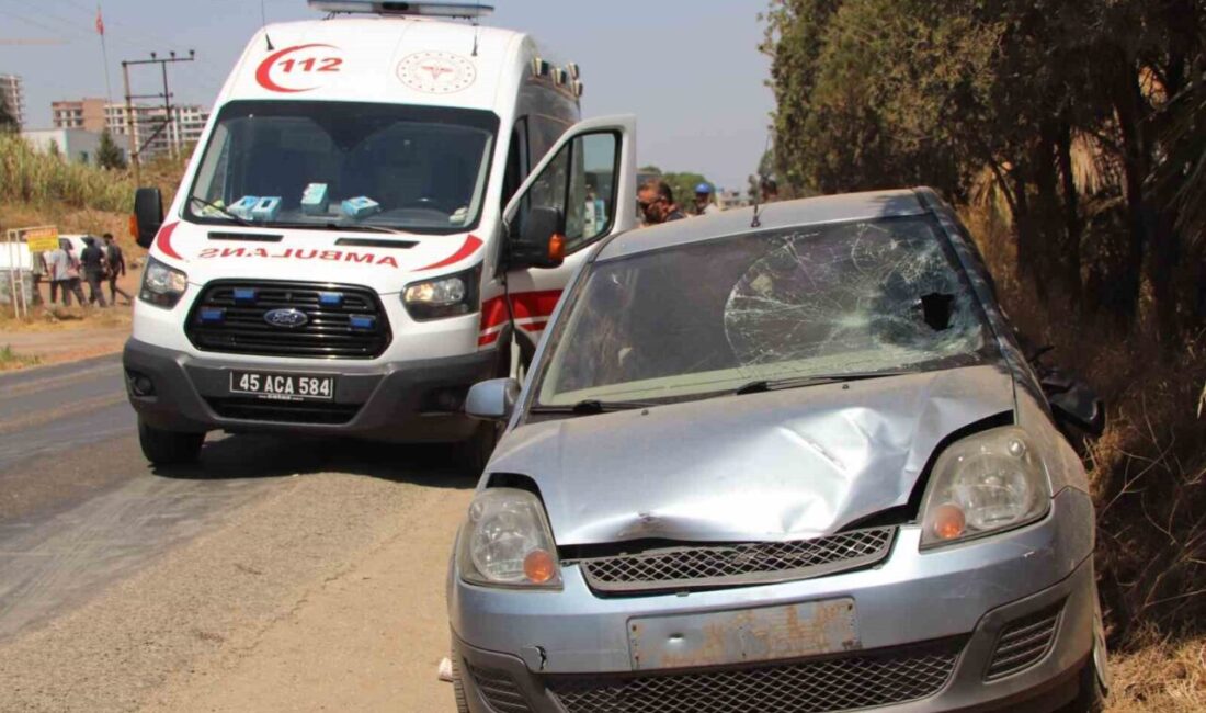 Manisa'nın Turgutlu ilçesinde, Erten A.'nın kullandığı otomobil Hüseyin Kır'a çarparak