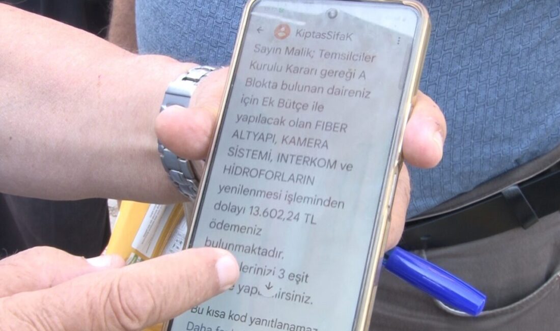 Tuzla Kiptaş Hilal Konutları'nda site yönetimi, 640 kat malikinden 22