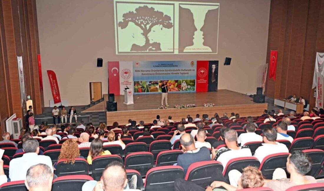 Denizli'de bitki koruma ürünlerinin sürdürülebilir kullanımı üzerine bir toplantı düzenlendi.