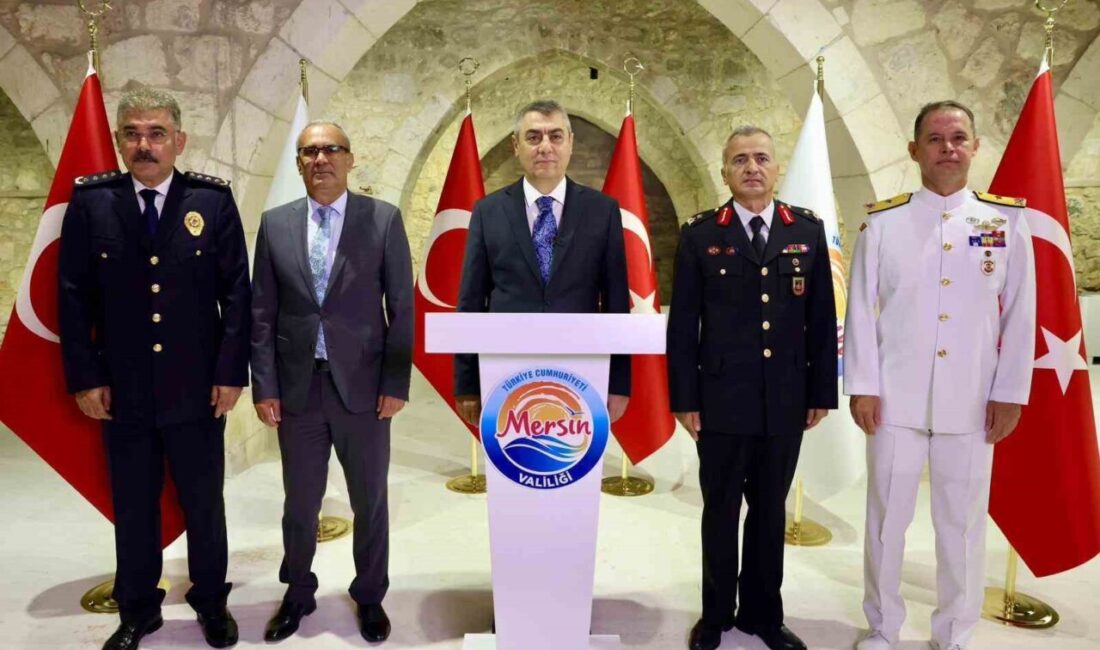 Mersin Valisi Atilla Toros, 2025'in ilk 7 ayındaki güvenlik verilerini