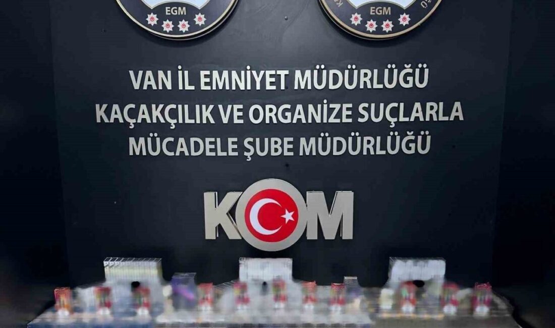 Van'da düzenlenen operasyonlar sonucu, çok sayıda gümrük kaçağı malzeme ele