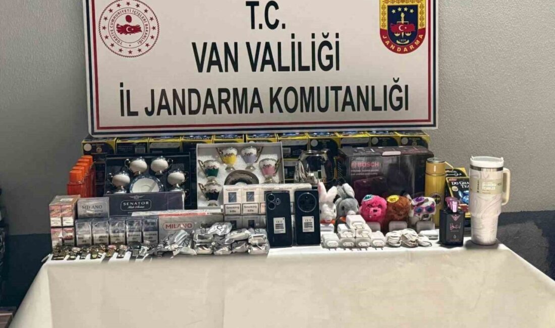 Van'da jandarma, gümrük kaçağı malzemelere yönelik operasyonda 36 olayda 43