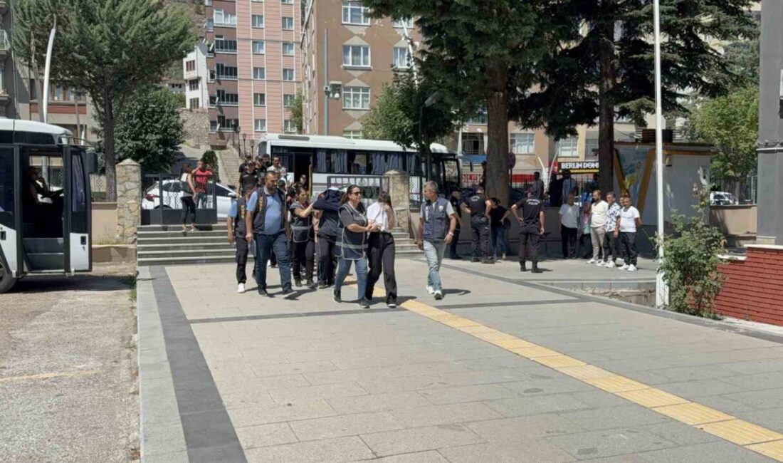 Tokat merkezli yürütülen yasa dışı bahis operasyonunda, 12 ilde 32