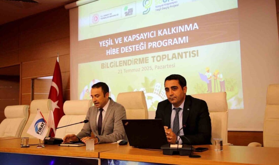Sanayi ve Teknoloji Bakanlığı'nın desteklediği SoGreen projesi kapsamında, Fırat Kalkınma