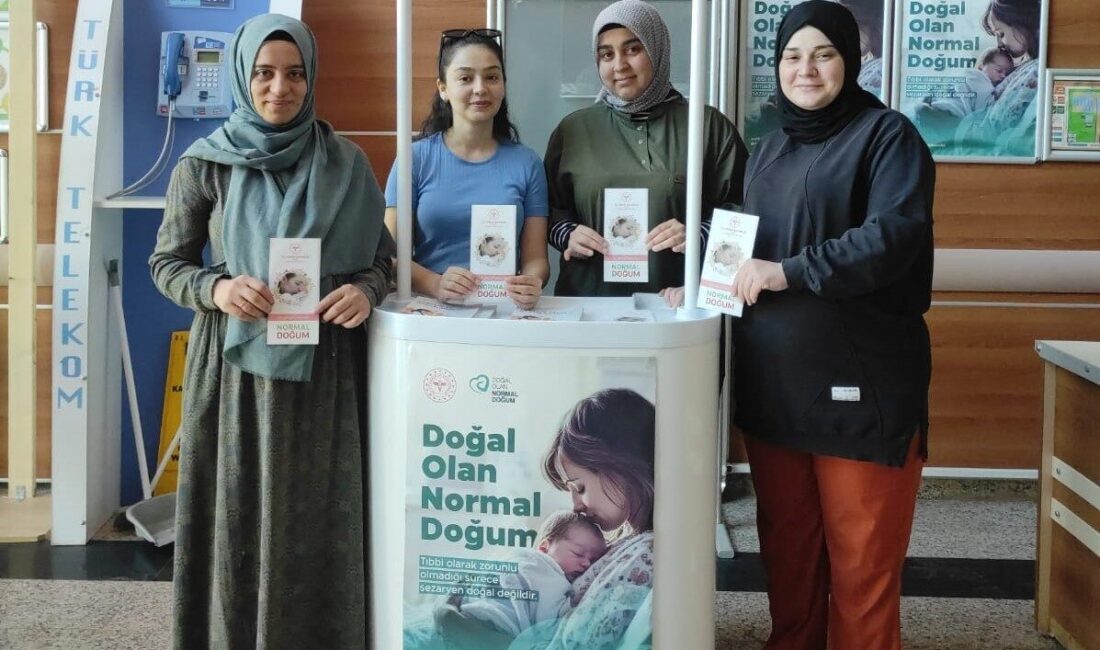 Düzce'de devam eden "Doğal Olan Normal Doğum" eğitimleri kapsamında, Yığılca'da