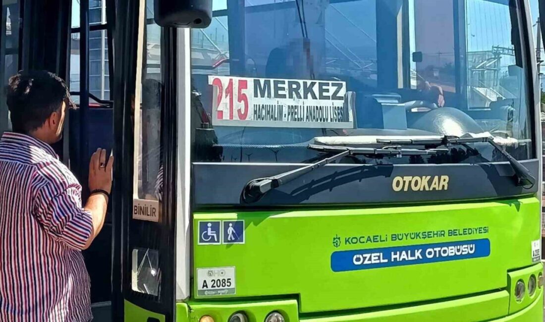 Kocaeli İzmit'te halk otobüsü şoförü Adem K., yolcusuyla tartıştıktan sonra