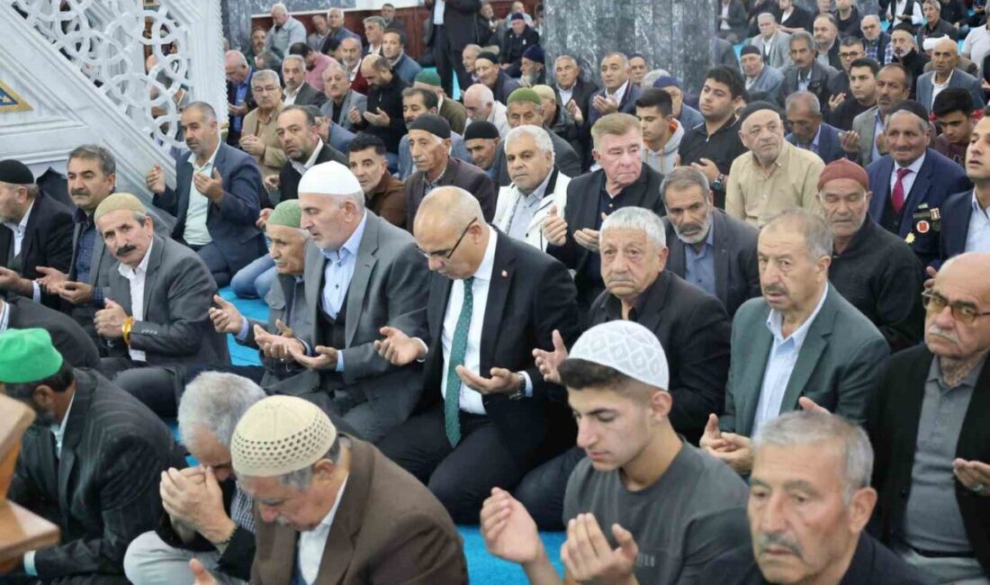 Ağrı’da 19 Eylül Gaziler Günü dolayısıyla Merkez Camii'nde mevlid programı