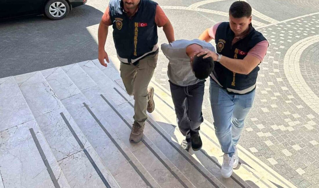 Konya'nın Akşehir ilçesinde uyuşturucu ticareti yapıldığı belirlenen A.T., M.A. ve