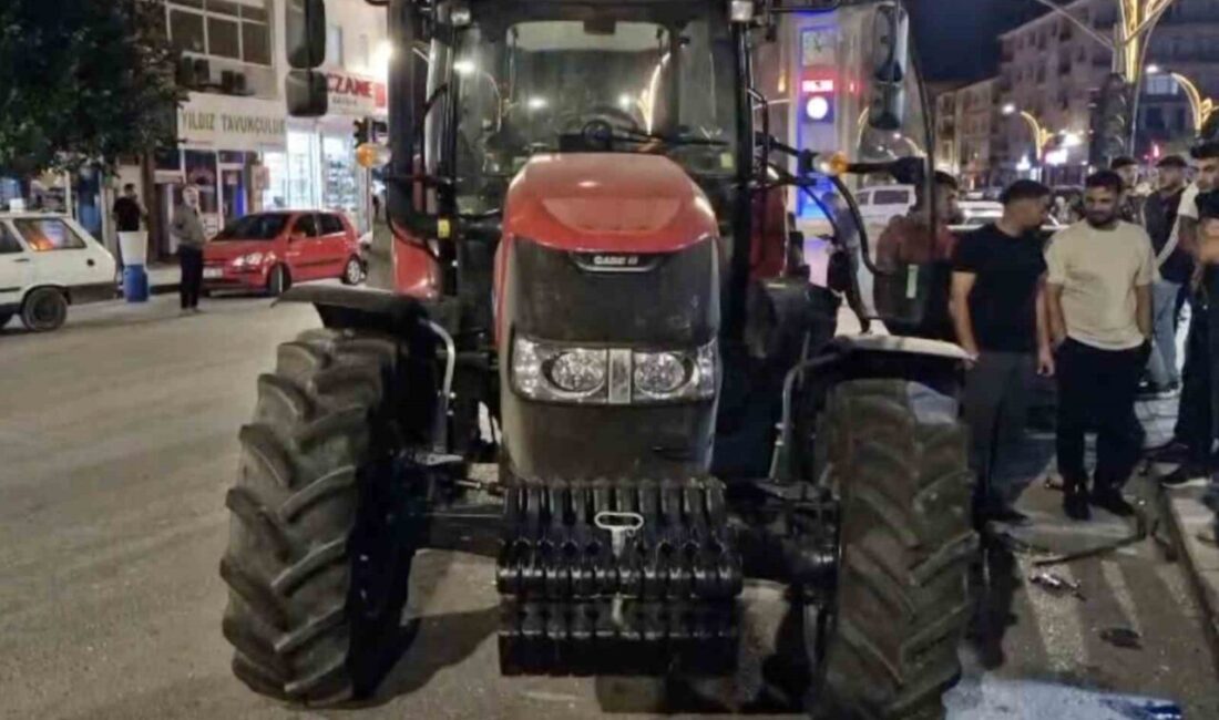 Çorum'un Alaca ilçesinde, CçA. adlı traktör sürücüsü 1.76 promil alkollü