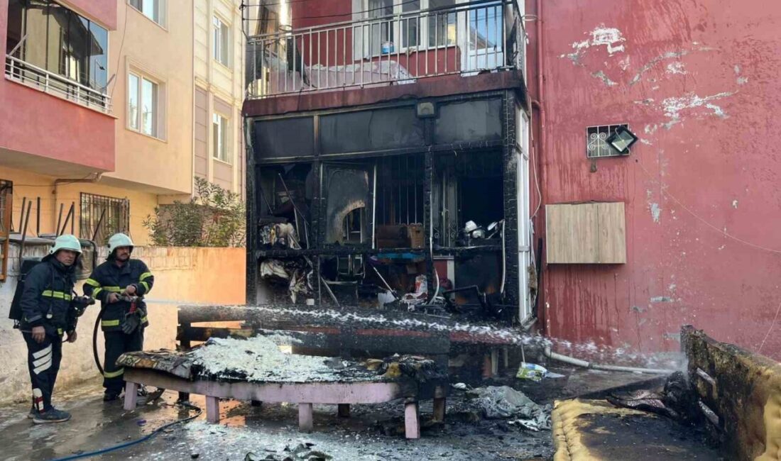 Tokat'ın Erbaa ilçesinde bulunan bir apartmanda çıkan yangında, kiracı O.K.'ya