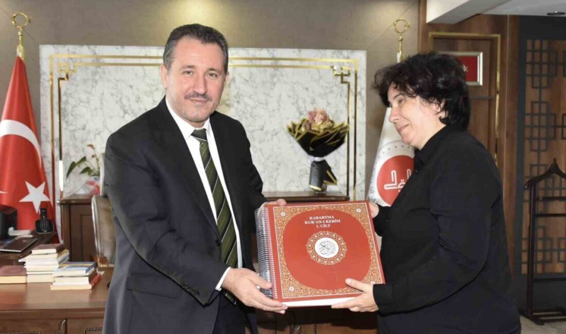 Altı Nokta Körler Derneği Başkanı Çiler Kocaman, Bilecik İl Müftüsü