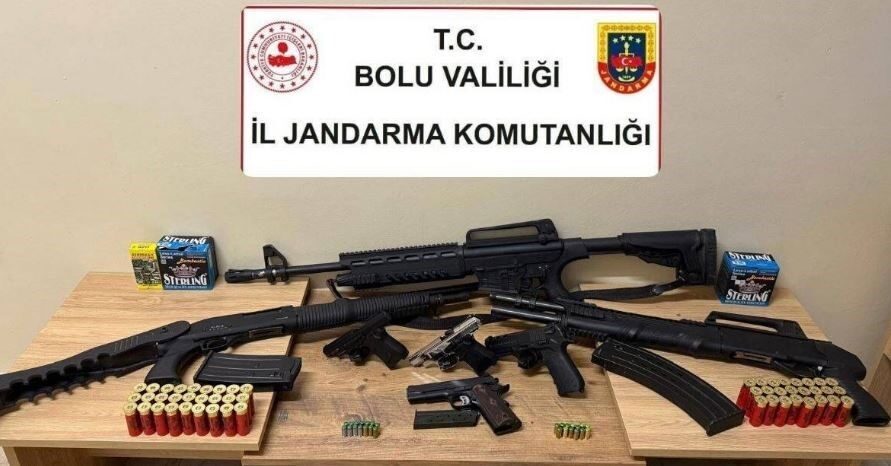 Bolu'nun Kızılağıl köyünde bir düğün sırasında havaya ateş açıldığını gören