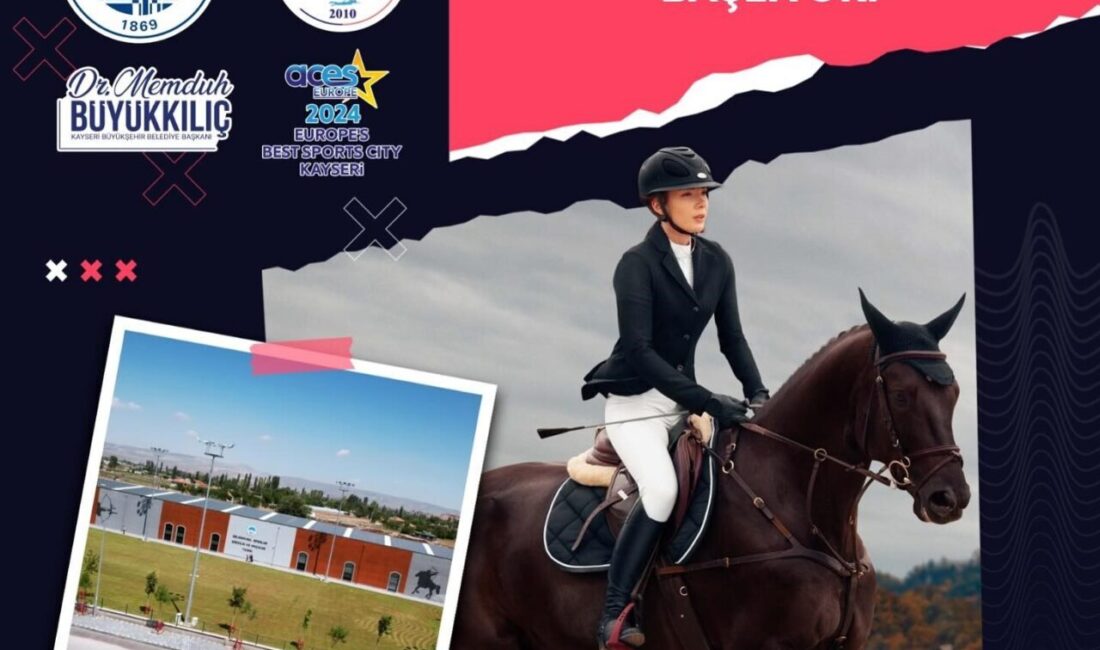 Kayseri Büyükşehir Belediyesi, Geleneksel Sporlar Binicilik ve Okçuluk Tesisi'nde binicilik