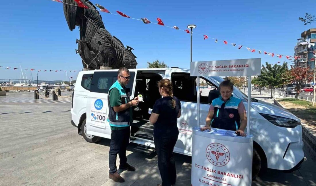 Çanakkale’de 3-9 Eylül tarihleri arasında gerçekleştirilen 'Halk Sağlığı Haftası' etkinlikleri