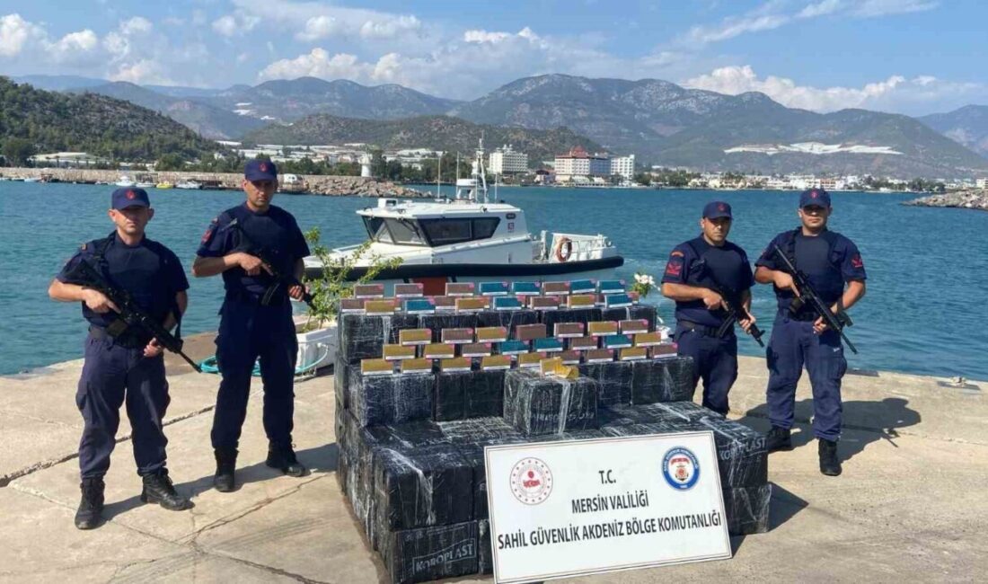 Mersin'in Anamur ilçesinde Cerenler Sahili açıklarında denizde bulunan şüpheli kutulardan