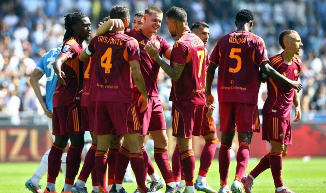 Roma, Serie A'nın 4. haftasında derbide Lazio'yu 1-0 yenerek 3.