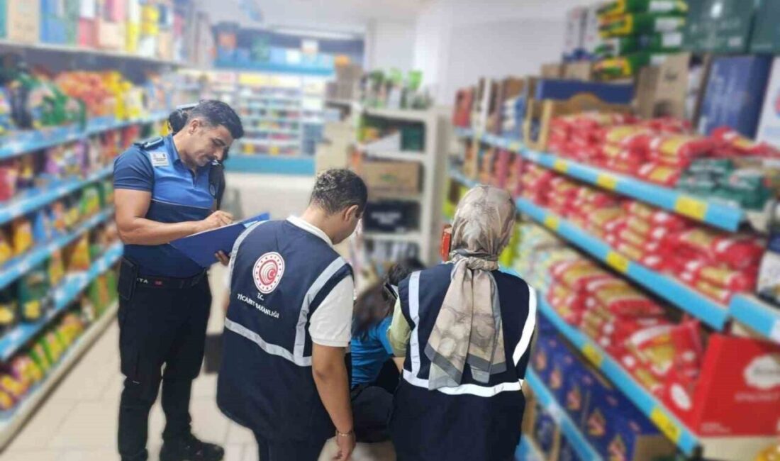 Düzce Belediyesi Zabıta Müdürlüğü, Bahçeşehir'deki zincir marketlerde fiyat denetimi yaptı.