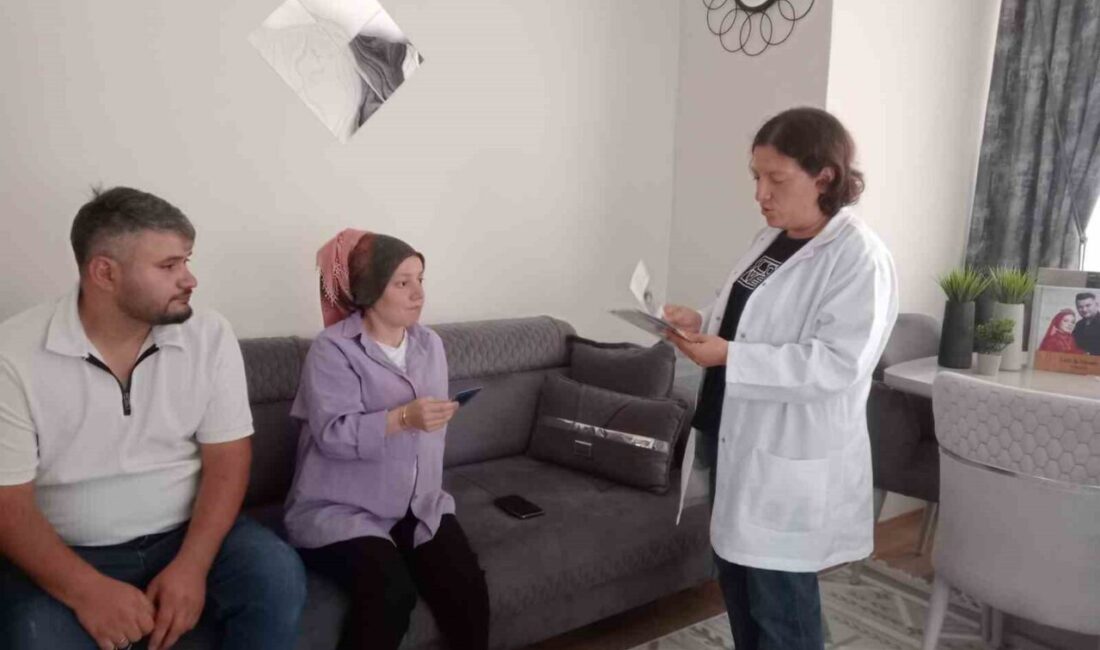 Düzce Sağlık Müdürlüğü, yüksek riskli gebelerin takibi için ev ziyaretleri