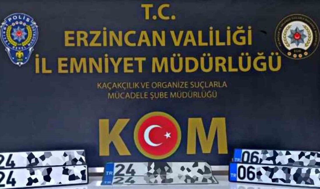 Erzincan'da, Kaçakçılık ve Organize Suçlarla Mücadele (KOM) Şube Müdürlüğü, 'APP