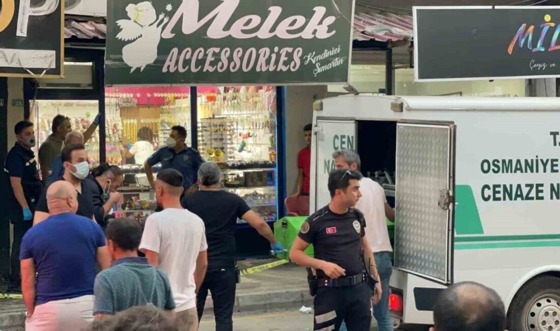 Osmaniye’deki bir takı dükkanında bulunan Melek Kişen (33) ve Abdullah