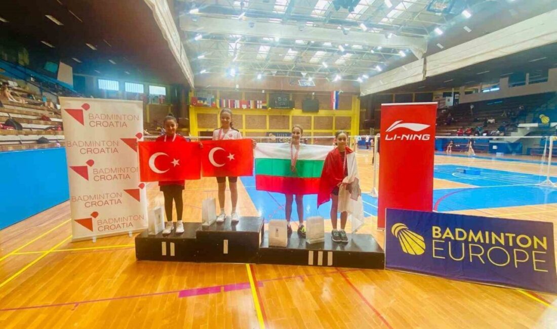 Battalgazi Belediyespor’un sporcusu Hatice Muhlise Doğan, Zagreb’de düzenlenen Badminton Turnuvası’nda