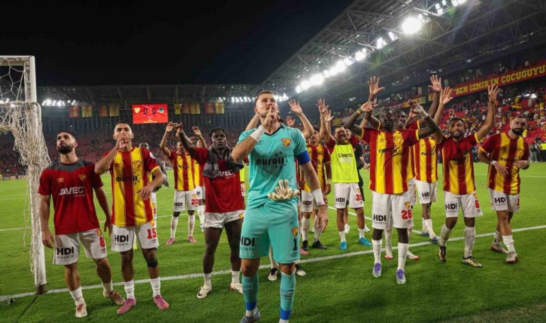 Göztepe, Süper Lig 6. haftasında yarın Beşiktaş'ı Gürsel Aksel Stadyumu'nda