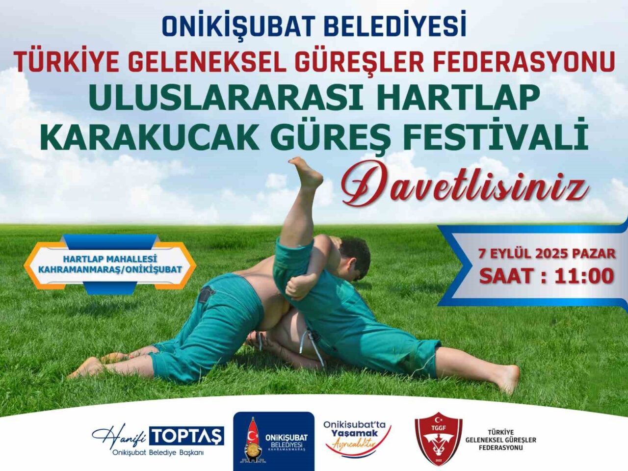 Kahramanmaraş Onikişubat Belediyesi, 7 Eylül 2025’te Hartlap Mahallesi’nde Uluslararası Hartlap