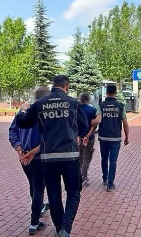 Isparta'da gerçekleştirilen uyuşturucu operasyonunda, 80 kullanım kapasitesine sahip sentetik kannabinoid