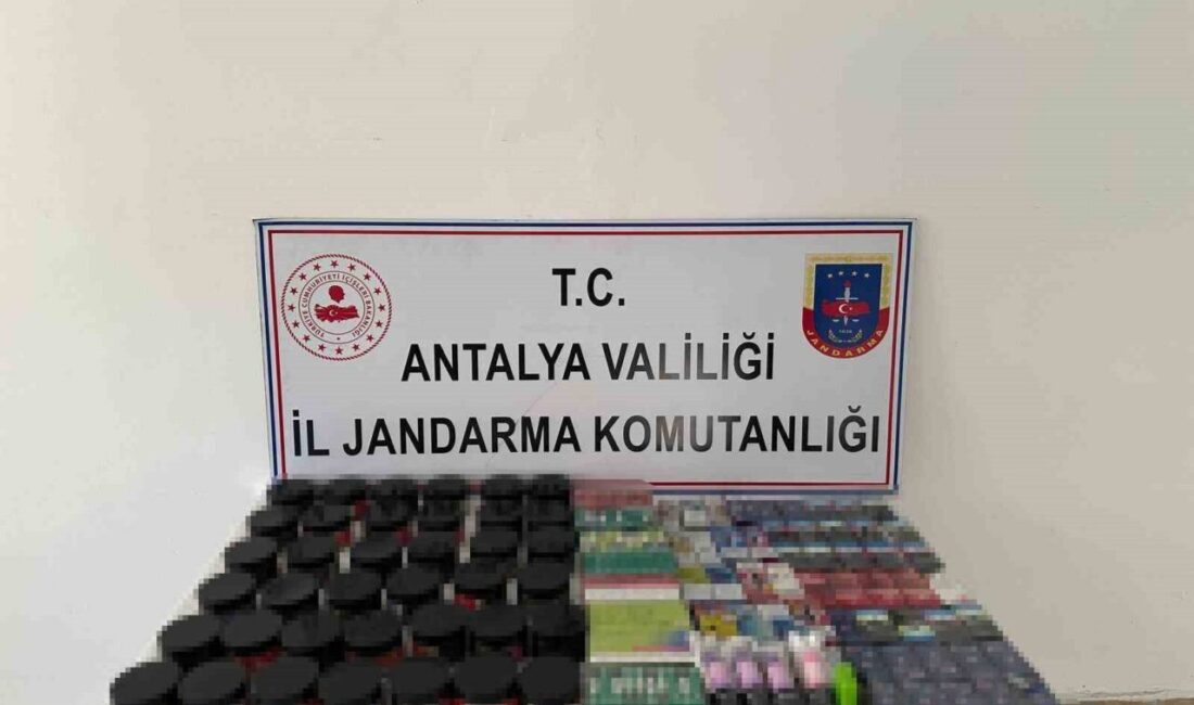 Antalya İl Jandarma Komutanlığı, Manavgat'ta düzenlediği operasyonda iki işletmenin deposunda