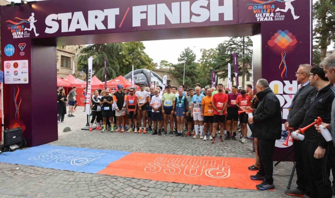 Kapadokya'da ilk kez gerçekleştirilen Gomeda Ultra Trail Koşusu, 187 sporcunun