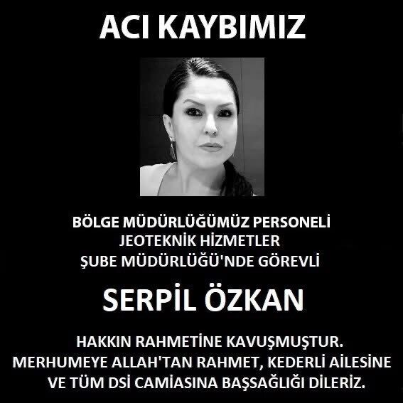 Eskişehir’deki trafik kazasında hayatını kaybeden 52 yaşındaki mühendis Serpil Özkan’ın