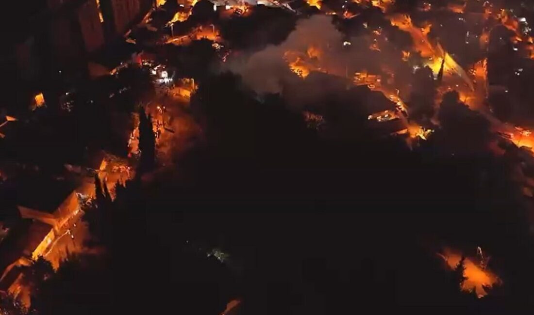 Kocaeli'nin İzmit ilçesinde yer alan bir barakada, belirlenemeyen bir nedenle