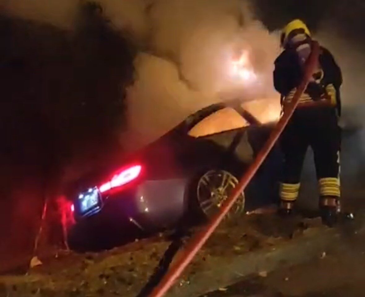 Bolu'da Bilal Y. yönetimindeki lüks otomobil, kontrolünü kaybederek yol kenarındaki