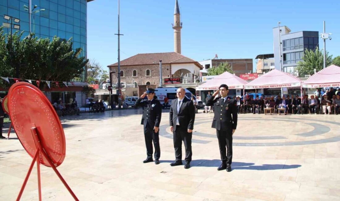 Köşk'te 19 Eylül Gaziler Günü, düzenlenen bir törenle kutlandı. Atatürk