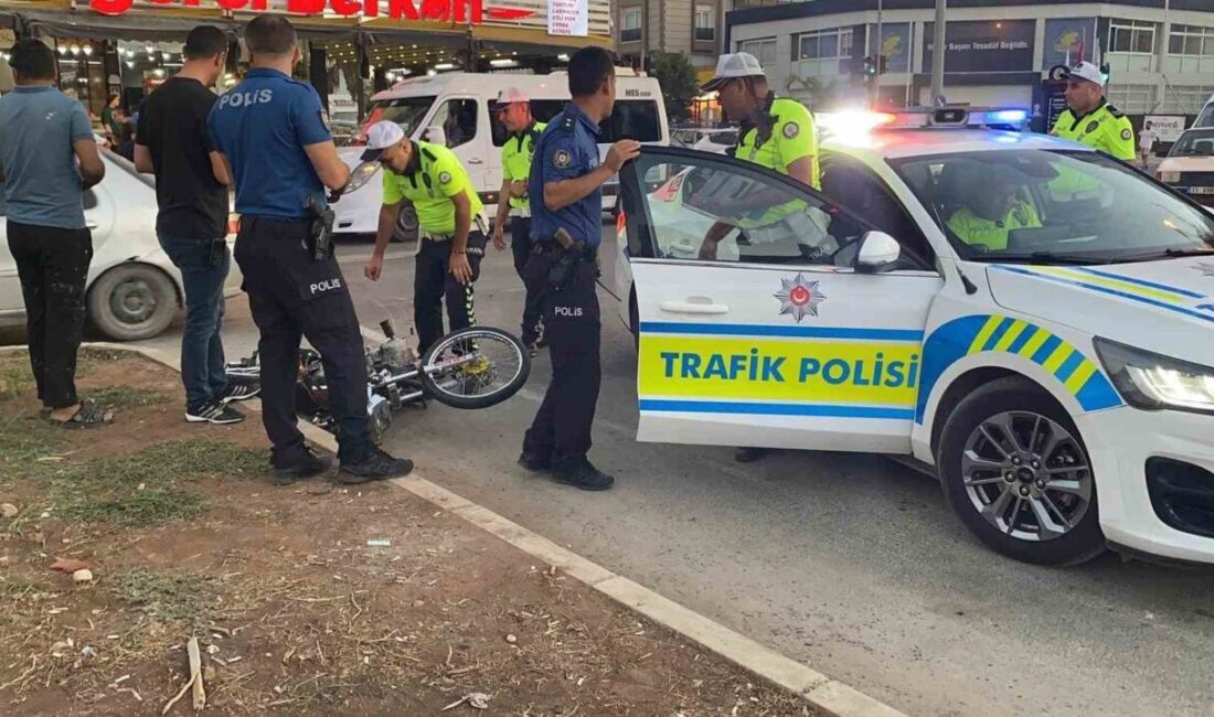 Mersin'in Erdemli ilçesinde bir tır, motosikletle çarpıştı. Motosiklet sürücüsü B.Y.