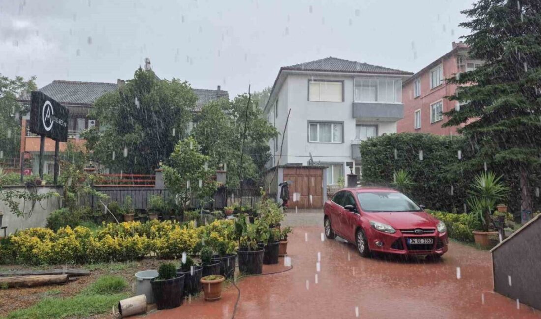 Meteoroloji Genel Müdürlüğü tarafından uyarılan Bartın'da, sabah saatlerinden itibaren şiddetli