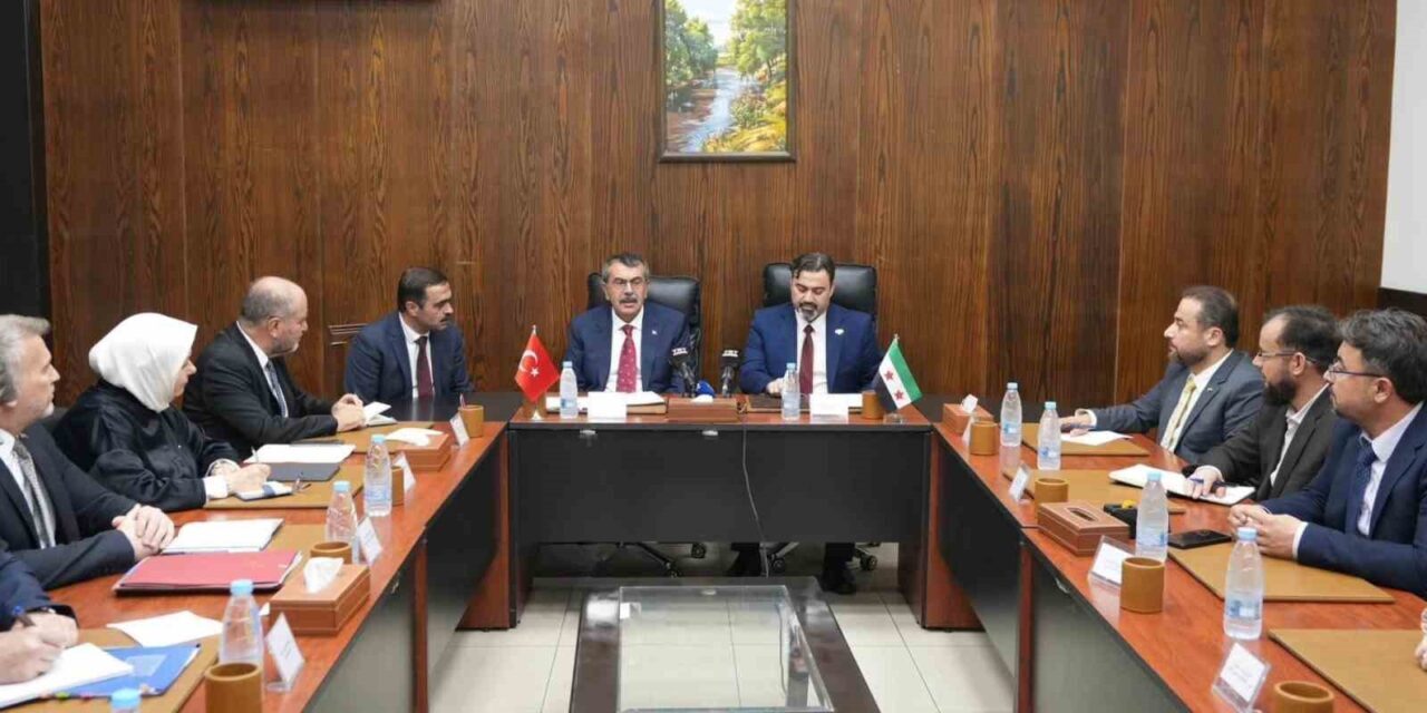 Milli Eğitim Bakanı Yusuf Tekin, Suriye ziyareti sırasında Türkiye-Suriye kardeşliğinin