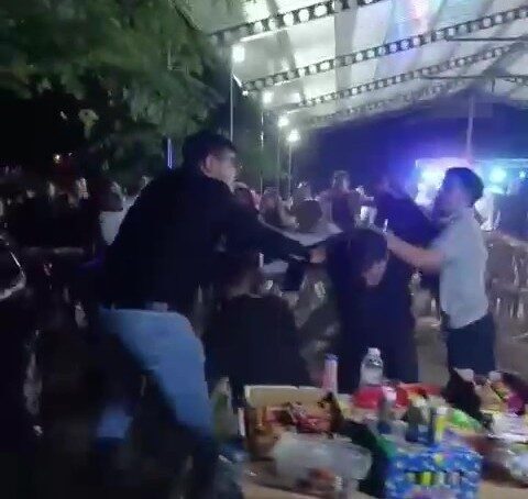 Denizli'nin Buldan ilçesindeki nişan eğlencesinde, oyun sırasında yaşanan bir tartışma