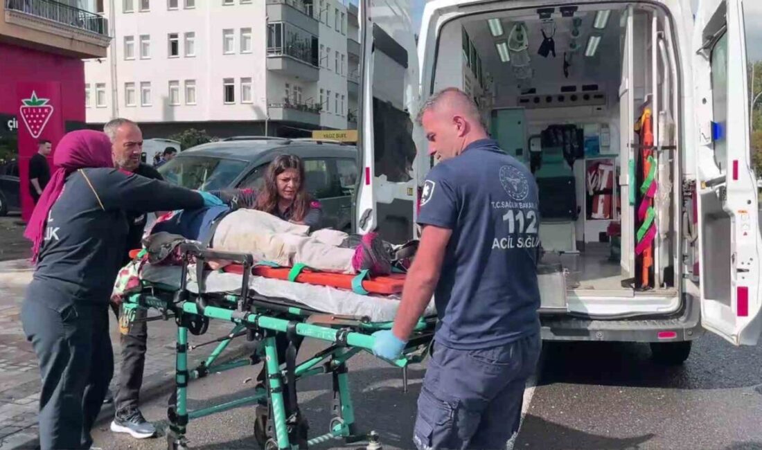 Ordu’nun Ünye ilçesinde bir hafif ticari araç, karşı yönden gelen